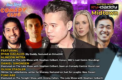 Matinee with Ry Daddy ft:  Alingon Mitra, Daniel Simonsen,  Fumi Abe, Olivia Stadler, Ryan Dacalos