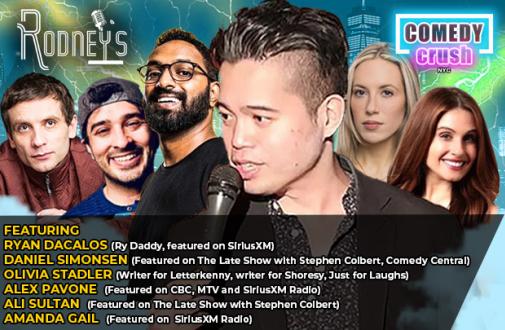 Friday Night Comedy Crush NYC ft: Daniel Simonsen, Ali Sultan, Alex Pavone, Olivia Stadler, Amanda Gail, Ryan Dacalos