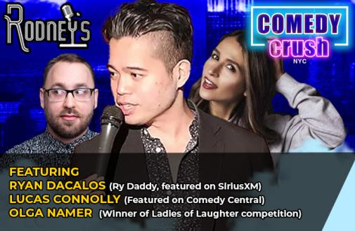 Friday Night Comedy Crush NYC ft: Olga Namer, Lucas Connolly, Alex Libutti, Ryan Dacalos, & more
