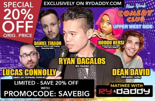 Matinee with Ry Daddy ft: Daniel Tirado, Hoodo Hersi, Lucas Connolly, Dean David, Ryan Dacalos
